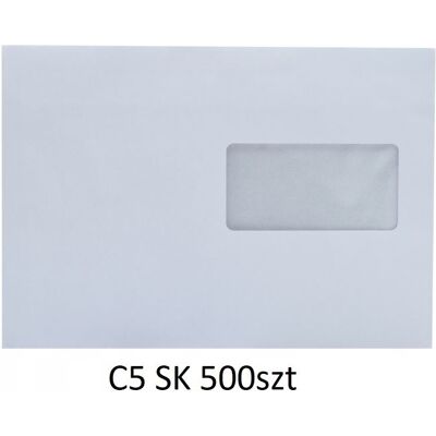 Neopak Koperty Papierowe Listowe Białe C5 Z OKNEM 500szt Neopak Koperty Papierowe Listowe Białe C5 Z OKNEM 500szt