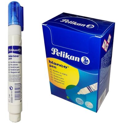 Korektor blanco Fluid w piórze 7ml PELIKAN 12szt Korektor blanco Fluid w piórze 7ml PELIKAN 12szt