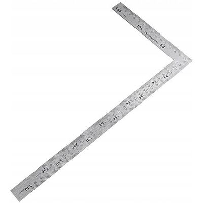 inna (Inny) Kwadratowa Linijka Ze Stali Nierdzewnej 150 × 300 Mm Kształt Kwadratowa inna (Inny) Kwadratowa Linijka Ze Stali Nierdzewnej 150 × 300 Mm Kształt Kwadratowa