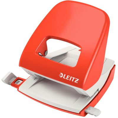 Leitz, dziurkacz 5008, jasnoczerwony Leitz, dziurkacz 5008, jasnoczerwony
