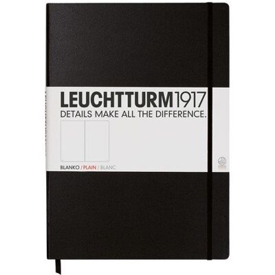 Leuchtturm, Notes Master Classic, 233 strony, gładki, czarny Leuchtturm, Notes Master Classic, 233 strony, gładki, czarny