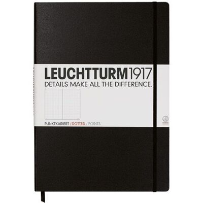 Leuchtturm, Notes Master Classic, 233 strony, kropki, czarny Leuchtturm, Notes Master Classic, 233 strony, kropki, czarny