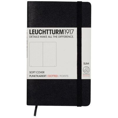 Leuchtturm, Notes Pocket, 121 stron, kropki, czarny Leuchtturm, Notes Pocket, 121 stron, kropki, czarny