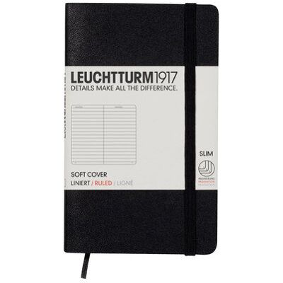 Leuchtturm, Notes Pocket, 121 stron, linia, czarny Leuchtturm, Notes Pocket, 121 stron, linia, czarny