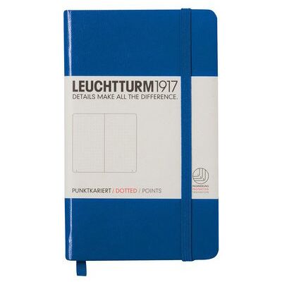 Leuchtturm, Notes Pocket, 185 stron, kropki, niebieski Leuchtturm, Notes Pocket, 185 stron, kropki, niebieski