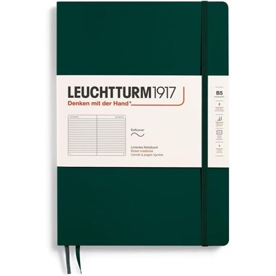 Leuchtturm1917 Notatnik Composition B5 80 g, Forest Green, linia (miękka Leuchtturm1917 Notatnik Composition B5 80 g, Forest Green, linia (miękka
