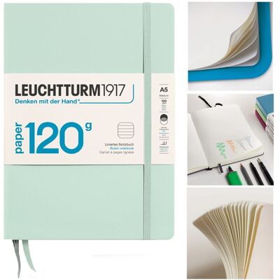 LEUCHTTURM1917 Notatnik Notes A5 Linia 120 g brulion w linię MINT GREEN LEUCHTTURM1917 Notatnik Notes A5 Linia 120 g brulion w linię MINT GREEN