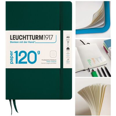 LEUCHTTURM1917 Notatnik Notes Medium A5 Kropka 120 bullet journal w kropki LEUCHTTURM1917 Notatnik Notes Medium A5 Kropka 120 bullet journal w kropki