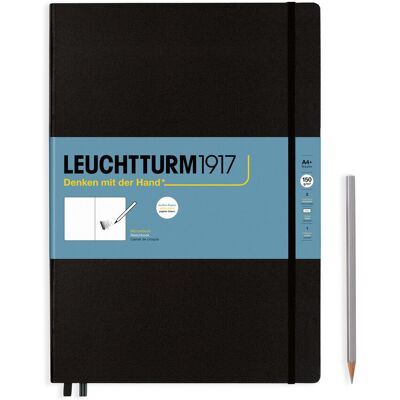 Leuchtturm1917, Szkicownik Master, A4+, Czarny Leuchtturm1917, Szkicownik Master, A4+, Czarny