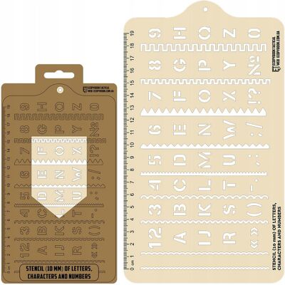 Linijka Taktyczna M-Tac Protractor Stencil NATO Podręczna Przezroczysta Linijka Taktyczna M-Tac Protractor Stencil NATO Podręczna Przezroczysta