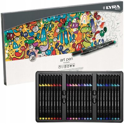 Lyra Pisaki Markery Artystyczne Art Pen 50 Kolorów Lyra Pisaki Markery Artystyczne Art Pen 50 Kolorów
