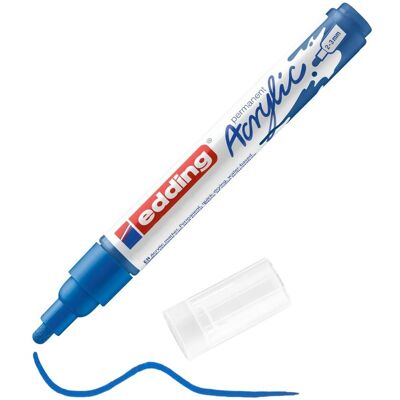 Marker Akrylowy E-5100 Edding, 2-3 Mm, Matowy Niebieski Marker Akrylowy E-5100 Edding, 2-3 Mm, Matowy Niebieski