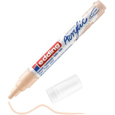 Marker akrylowy e-5100 EDDING, 2-3 mm, wanilia Marker akrylowy e-5100 EDDING, 2-3 mm, wanilia