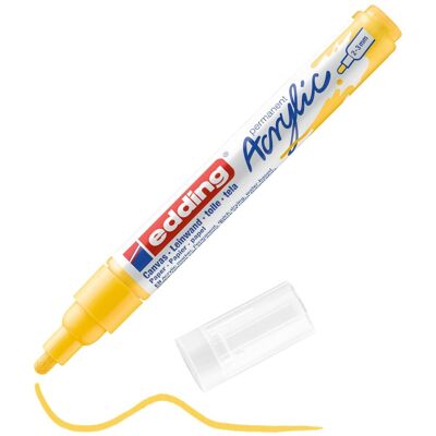 Marker akrylowy e-5100 EDDING, 2-3 mm, żółty Marker akrylowy e-5100 EDDING, 2-3 mm, żółty