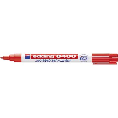 Marker CD Edding 8400 czerwony Marker CD Edding 8400 czerwony