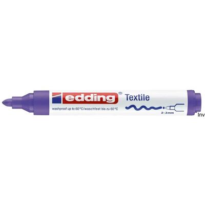 Marker Do Tkanin Okrągła Końcówka 3 Mm Fioletowy Fluorescencyjny Edding 4500/068/Ff Marker Do Tkanin Okrągła Końcówka 3 Mm Fioletowy Fluorescencyjny Edding 4500/068/Ff