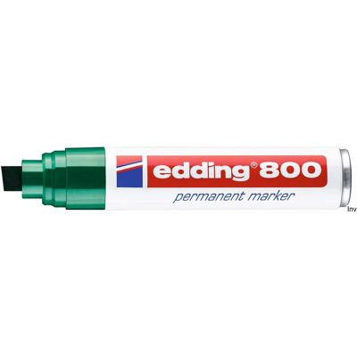 Marker E-800 Edding Zielony Końcówka Ścięta Marker E-800 Edding Zielony Końcówka Ścięta
