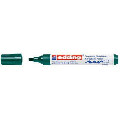 Marker EDDING do kaligrafii 1-5 mm zielony Marker EDDING do kaligrafii 1-5 mm zielony