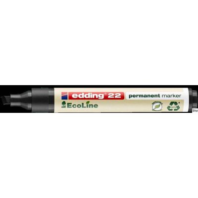 Marker Edding Permanentny Ekologiczny Ścięta Końcówka Czarny 22/001/C Ed Marker Edding Permanentny Ekologiczny Ścięta Końcówka Czarny 22/001/C Ed