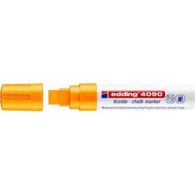 Edding Marker kredowy e-4090 pomarańczowy neonowy 5szt Edding Marker kredowy e-4090 pomarańczowy neonowy 5szt