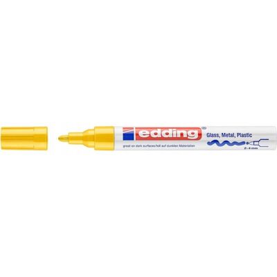 Edding Marker olejowy połyskujący e-750 żółty 10szt Edding Marker olejowy połyskujący e-750 żółty 10szt