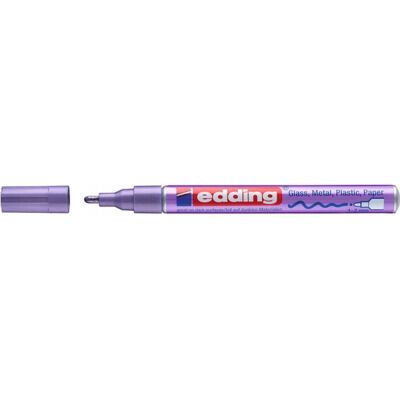 Edding Marker olejowy połyskujący e-751 fioletowy 10szt Edding Marker olejowy połyskujący e-751 fioletowy 10szt