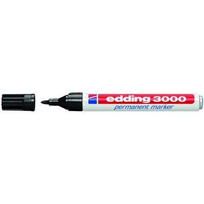 Marker permanentny 3000 kolor czarny edding Marker permanentny 3000 kolor czarny edding
