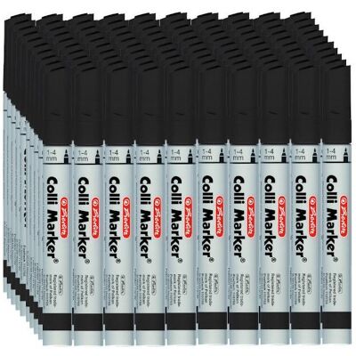 Marker permanentny czarn Colli-Marker 100x HERLITZ Marker permanentny czarn Colli-Marker 100x HERLITZ