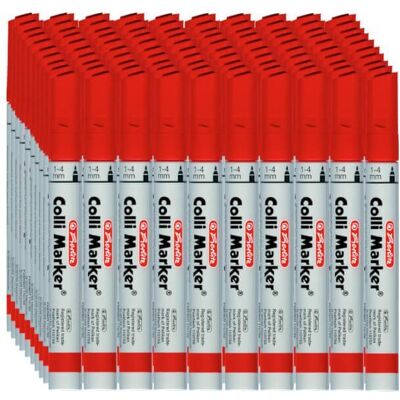 Marker permanentny czerw Colli-Marker 100x HERLITZ Marker permanentny czerw Colli-Marker 100x HERLITZ