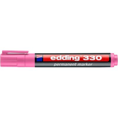 Marker permanentny e-330 EDDING, 1-5mm, różowy Marker permanentny e-330 EDDING, 1-5mm, różowy