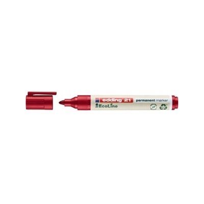 Marker Permanentny Edding 21 Czerwony Marker Permanentny Edding 21 Czerwony