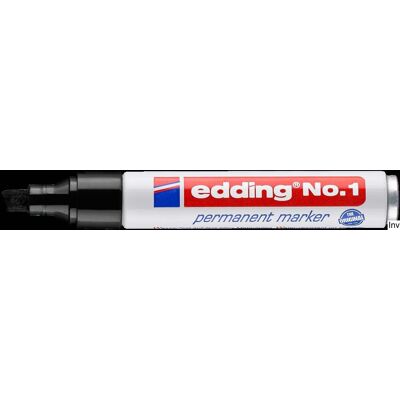 Marker Permanentny Ścięty 1-5Mm Czarny Edding 1/001/C Marker Permanentny Ścięty 1-5Mm Czarny Edding 1/001/C