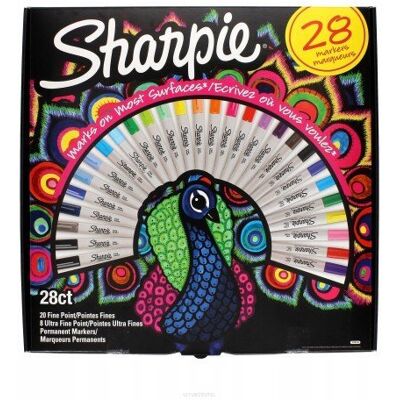 Marker Sharpie Fine Zestaw 28 kolorów – paw – 2058158 Marker Sharpie Fine Zestaw 28 kolorów – paw – 2058158