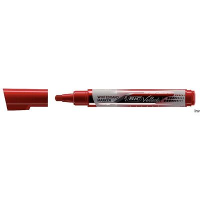 Marker Suchościeralny Bic Velleda Liquid Ink Tank Czerwony, 902097 Marker Suchościeralny Bic Velleda Liquid Ink Tank Czerwony, 902097