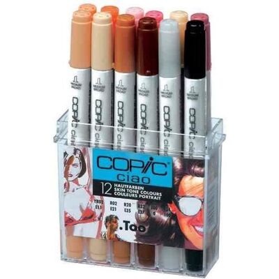 Inny producent Markery Hobby ciao - COPIC - Zestaw 12 specjalnych kolorów Inny producent Markery Hobby ciao - COPIC - Zestaw 12 specjalnych kolorów