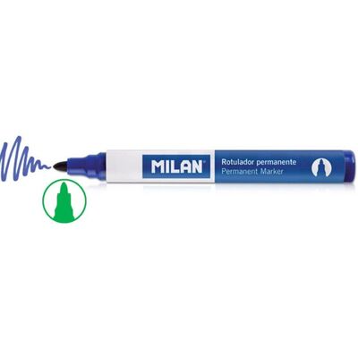 Milan Markery permanentne, zielone, 12 sztuk Milan Markery permanentne, zielone, 12 sztuk