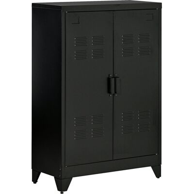 HOMCOM - Szafka - Czarny - 75x110x33 cm HOMCOM - Szafka - Czarny - 75x110x33 cm