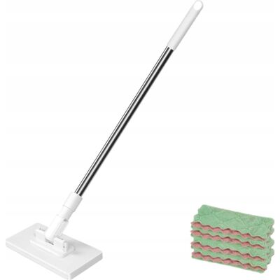 Inny producent Mop Obrotowy Zaciskowy Samoczyszczący Ściereczki Biały Komplet Inny producent Mop Obrotowy Zaciskowy Samoczyszczący Ściereczki Biały Komplet