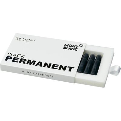 Mont Blanc Naboje Montblanc Permanent Black 8 Szt. Mont Blanc Naboje Montblanc Permanent Black 8 Szt.