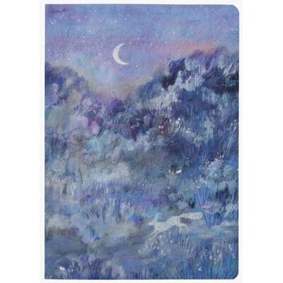 Devangari Night Meadow — notatnik otabind w kropki (A5), miękka oprawa, 120 gsm Devangari Night Meadow — notatnik otabind w kropki (A5), miękka oprawa, 120 gsm