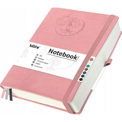 Inny producent NOTATNIK A4 RÓŻOWY W KROPKI GRUBY PAPIER ZAMYKANY ELASTYCZNY UCHWYT Inny producent NOTATNIK A4 RÓŻOWY W KROPKI GRUBY PAPIER ZAMYKANY ELASTYCZNY UCHWYT