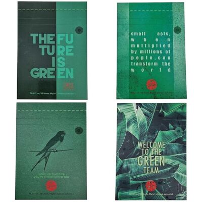 Inny producent Notatnik A5/100K kratka Flexi Think Green (10szt) Inny producent Notatnik A5/100K kratka Flexi Think Green (10szt)