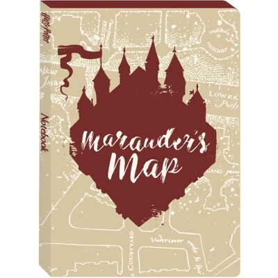Grupo Erik Notatnik A5 Flexi Harry Potter Mapa Marauderów Grupo Erik Notatnik A5 Flexi Harry Potter Mapa Marauderów