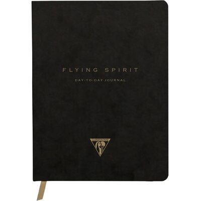 Notatnik Clairefontaine Flying Spirit Day-to-Day czarny Notatnik Clairefontaine Flying Spirit Day-to-Day czarny