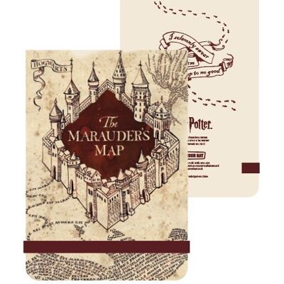 Grupo Erik Notatnik Harry Potter Mapa Marauderów Grupo Erik Notatnik Harry Potter Mapa Marauderów