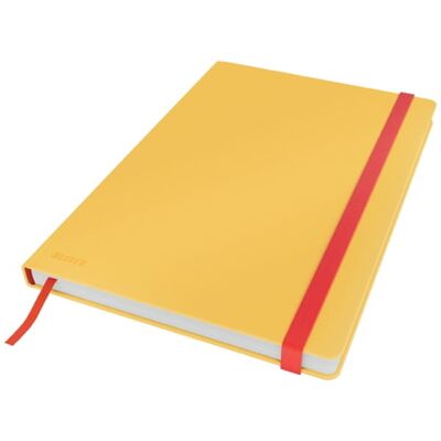 Notatnik Leitz Cosy Soft Touch, w kratkę, z twardą okładką Ciepły żółty Notatnik Leitz Cosy Soft Touch, w kratkę, z twardą okładką Ciepły żółty