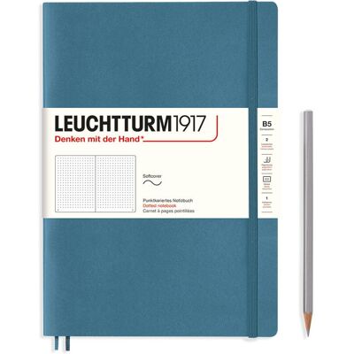Notatnik Leuchtturm1917 Composition B5, Kropki, Stone Blue Notatnik Leuchtturm1917 Composition B5, Kropki, Stone Blue