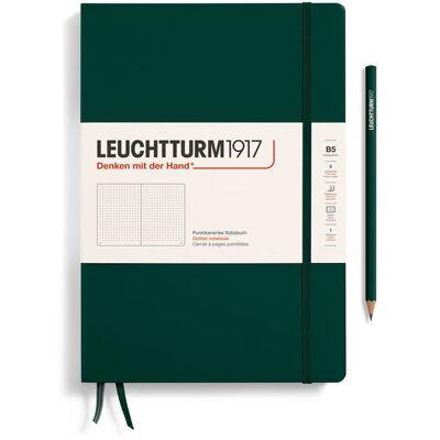Notatnik Leuchtturm1917 Composition B5, Twarda Oprawa, Kropki, Forest Green Notatnik Leuchtturm1917 Composition B5, Twarda Oprawa, Kropki, Forest Green