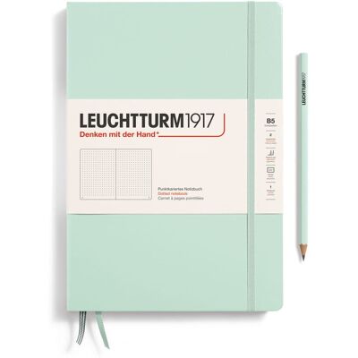 Notatnik Leuchtturm1917 Composition B5, Twarda Oprawa, Kropki, Mint Green Notatnik Leuchtturm1917 Composition B5, Twarda Oprawa, Kropki, Mint Green