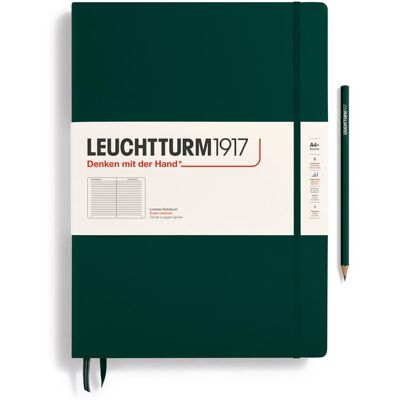 Notatnik Leuchtturm1917 Master A4+, Linie, Forest Green Notatnik Leuchtturm1917 Master A4+, Linie, Forest Green
